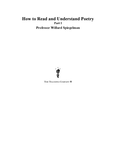 How to Read and Understand Poetry