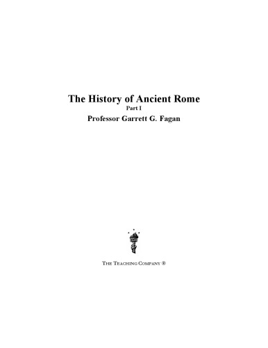 The History of Ancient Rome