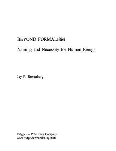 Beyond Formalism