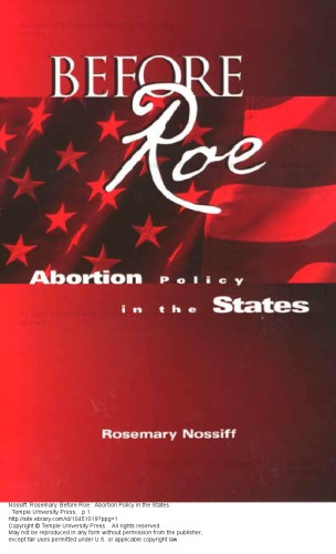 Before Roe