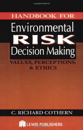 Handbook For Environmental Risk Decision Making