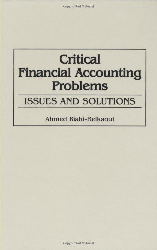 Critical Financial Accounting Problems