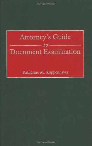 Attorney's Guide to Document Examination