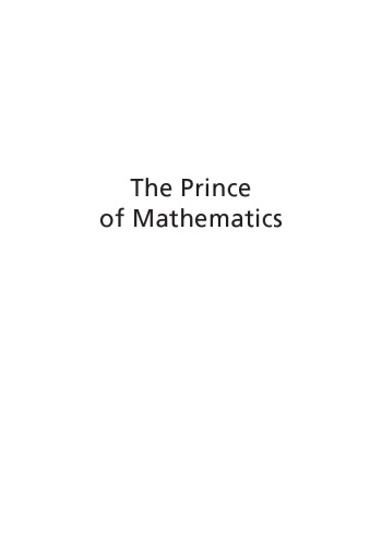 The Prince of Mathematics