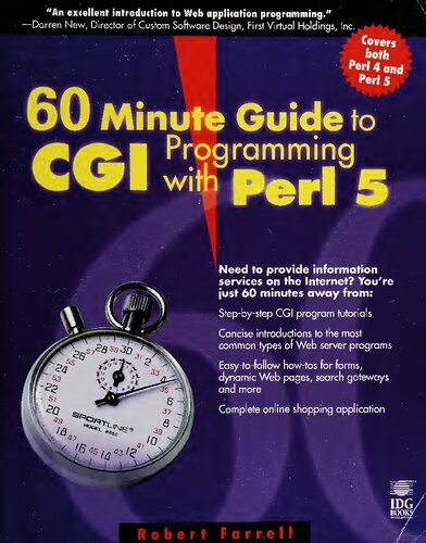 Internet World 60 Minute Guide to CGI Programming with Perl 5.0