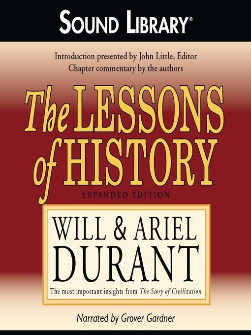 The Lessons of History