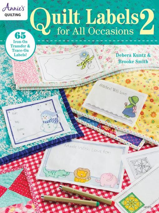 Quilt Labels for All Occasions 2