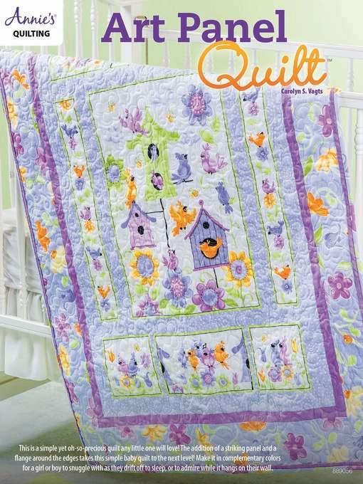 Art Panel Quilt Pattern