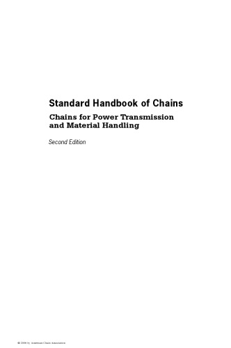 Standard Handbook of Chains