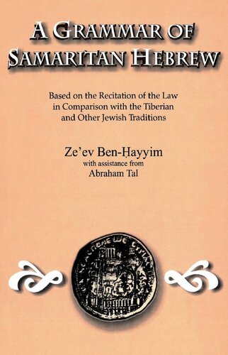 A Grammar of Samaritan Hebrew