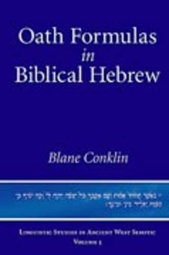 Oath Formulas in Biblical Hebrew