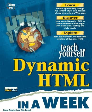 Teach Yourself Dynamic HTML in a Week