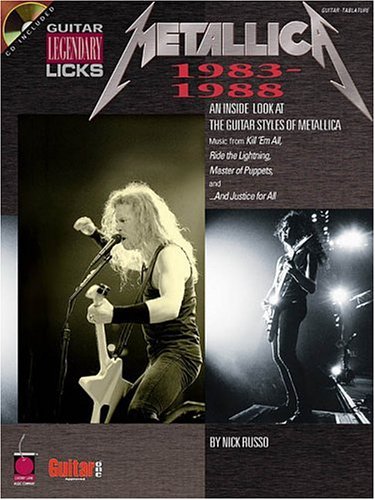 Metallica - Legendary Licks 1983-1988 [With Split-Channel CD]