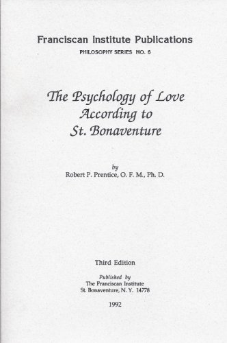 The Psychology of Love According to St. Bonaventure