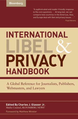 International Libel and Privacy Handbook