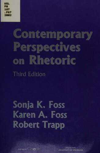 Contemporary Perspectives on Rhetoric