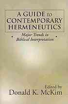 A Guide To Contemporary Hermeneutics