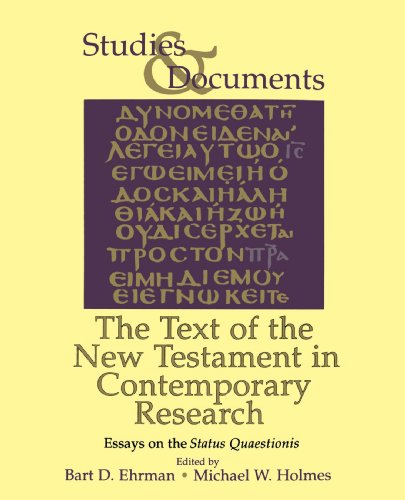 The Text of the New Testament in Contemporary Research