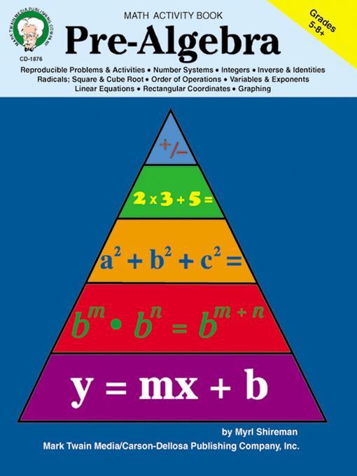 Pre-Algebra, Grades 5 - 8