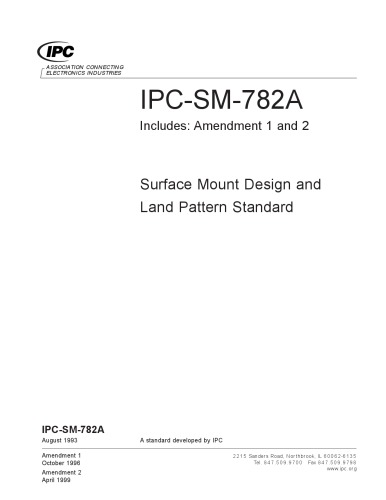 Surface mount design and land pattern standards.