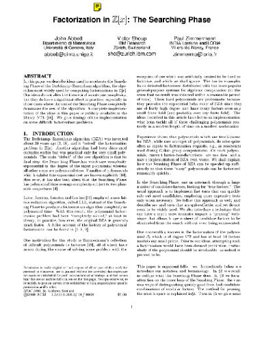 Symbolic and algebraic computation : Proceedings of the 2000 International Symposium on Symbolic and Algebraic Computation, ISSAC 2000 7-9 August 2000, University of St Andrews, Scotland