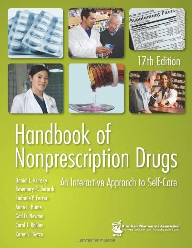 Handbook of Nonprescription Drugs: An Interactive Approach to Self-Care