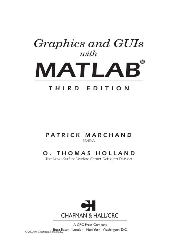 Graphics and GUIs with MATLAB