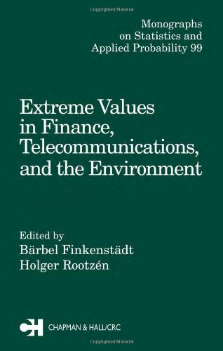 Extreme Values in Finance, Telecommunications, and the Environment