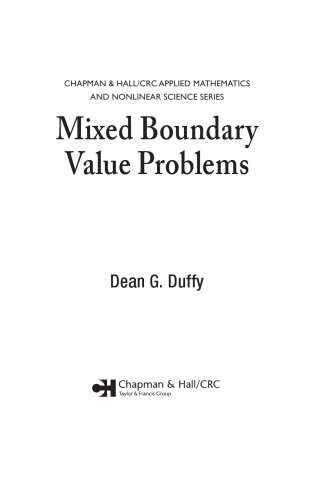 Mixed Boundary Value Problems