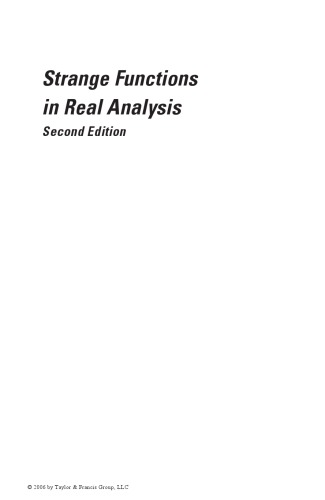 Strange Functions in Real Analysis