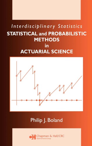 Statistical and probabilistic methods in actuarial science