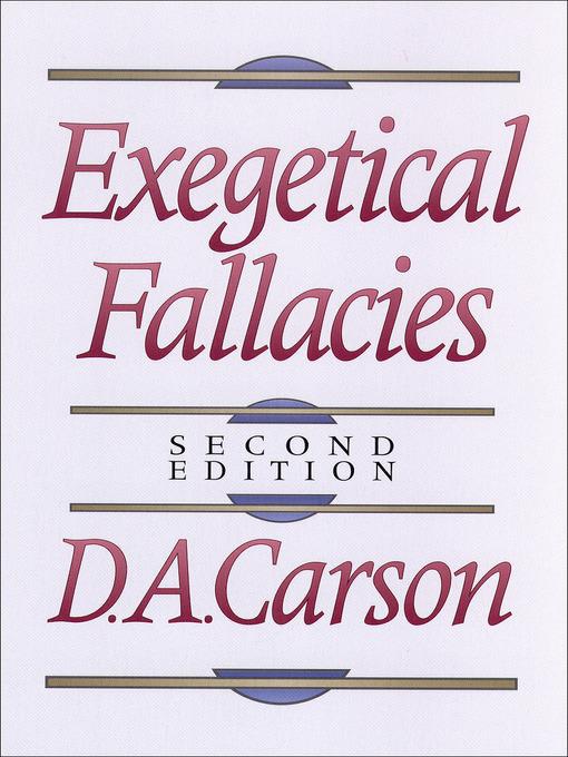 Exegetical Fallacies