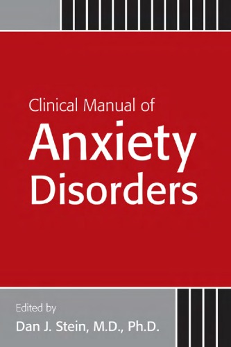 Clinical Manual Of Anxiety Disorders