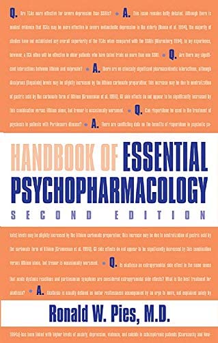 Handbook of Essential Psychopharmacology