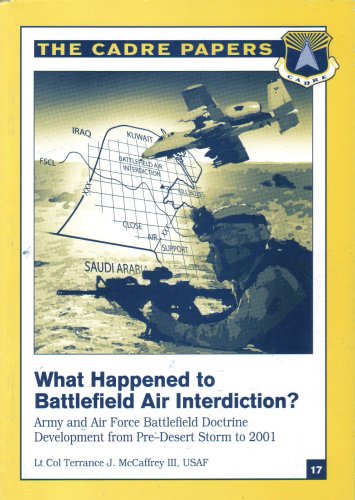 What Happened To Battlefield Air Interdiction? The Cadre Papers. Army And Air Force Battlefield Doctrine (The Cadre Papers No. 17)