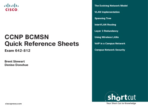 CCNP BCMSN Quick Reference Sheets