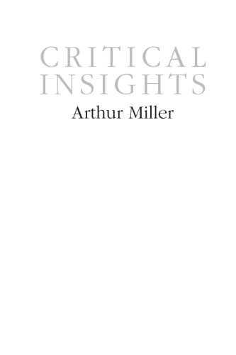 Arthur Miller [With Free Web Access]