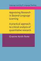 Appraising Research in Second Language Learning