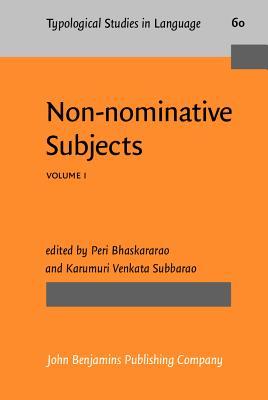 Non-Nominative Subjects Volume 1