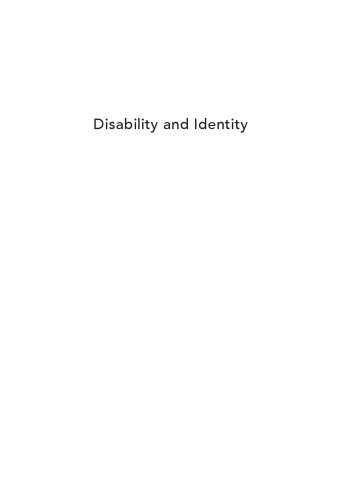 Disability and Identity