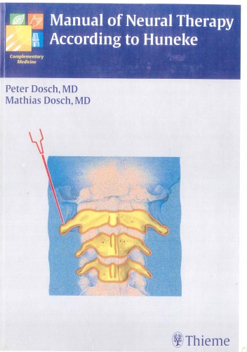 Manual of Neural Therapy According to Huneke