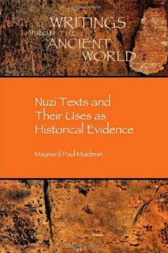 Nuzi Texts and their Uses as Historical Evidence