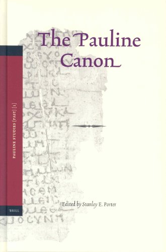 The Pauline Canon (Pauline Studies)