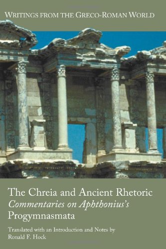 The Chreia and Ancient Rhetoric