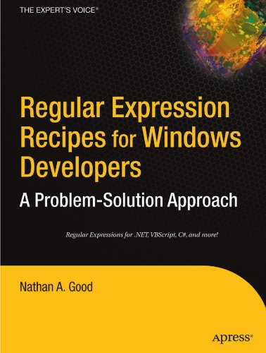 Regular Expression Recipes for Windows Developers