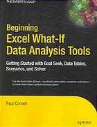 Beginning Excel What-if Data Analysis Tools