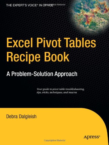 Excel Pivot Tables Recipe Book