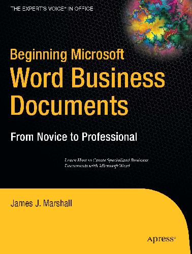 Beginning Microsoft Word Business Documents