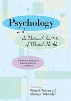 Psychology and The National Institute of Mental Health