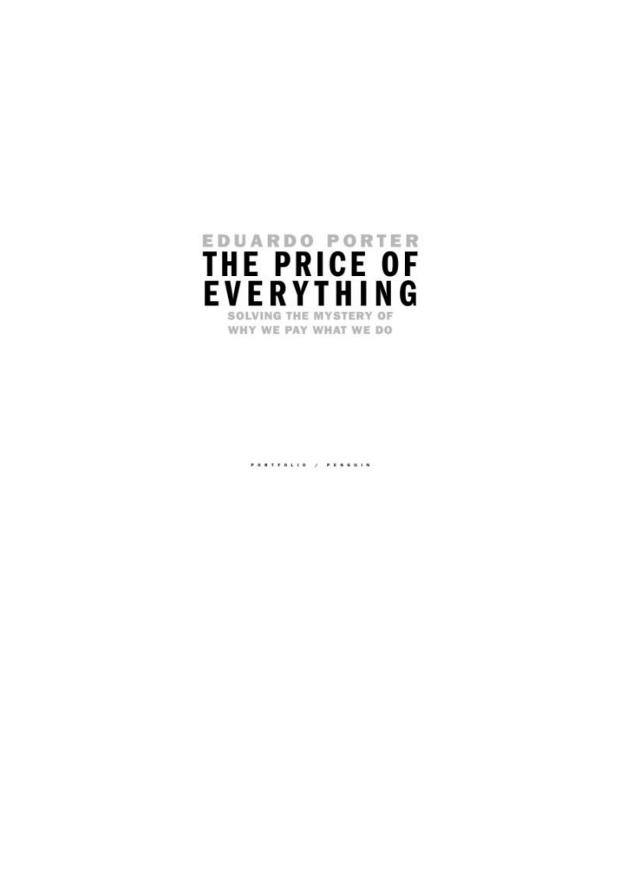 The Price of Everything